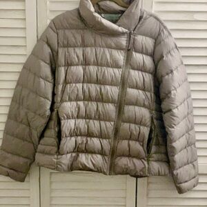 Athleta Women's Puffer Jacket - Light Brown